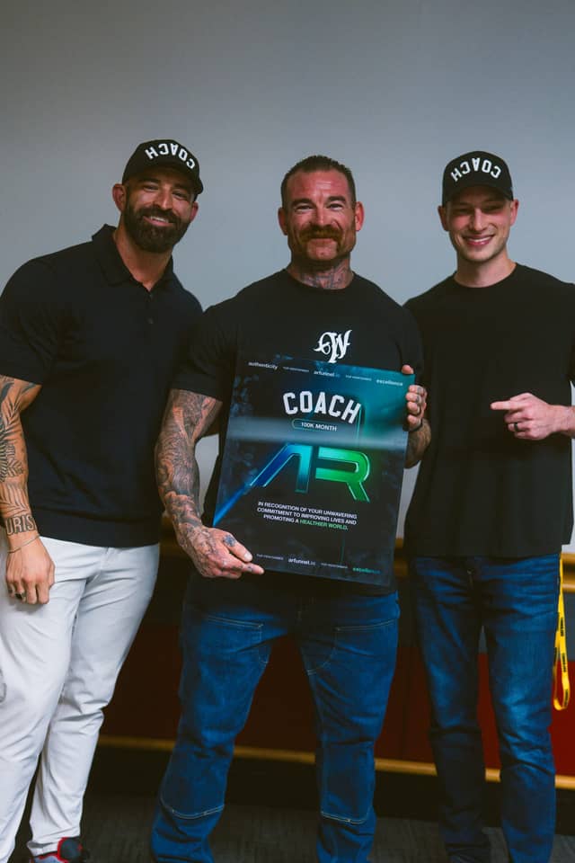 $100K month plaque