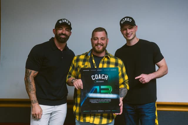 $100K month plaque