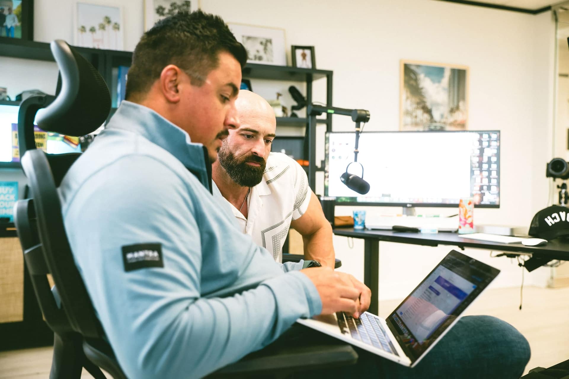 The AR build team working inside a coach account
