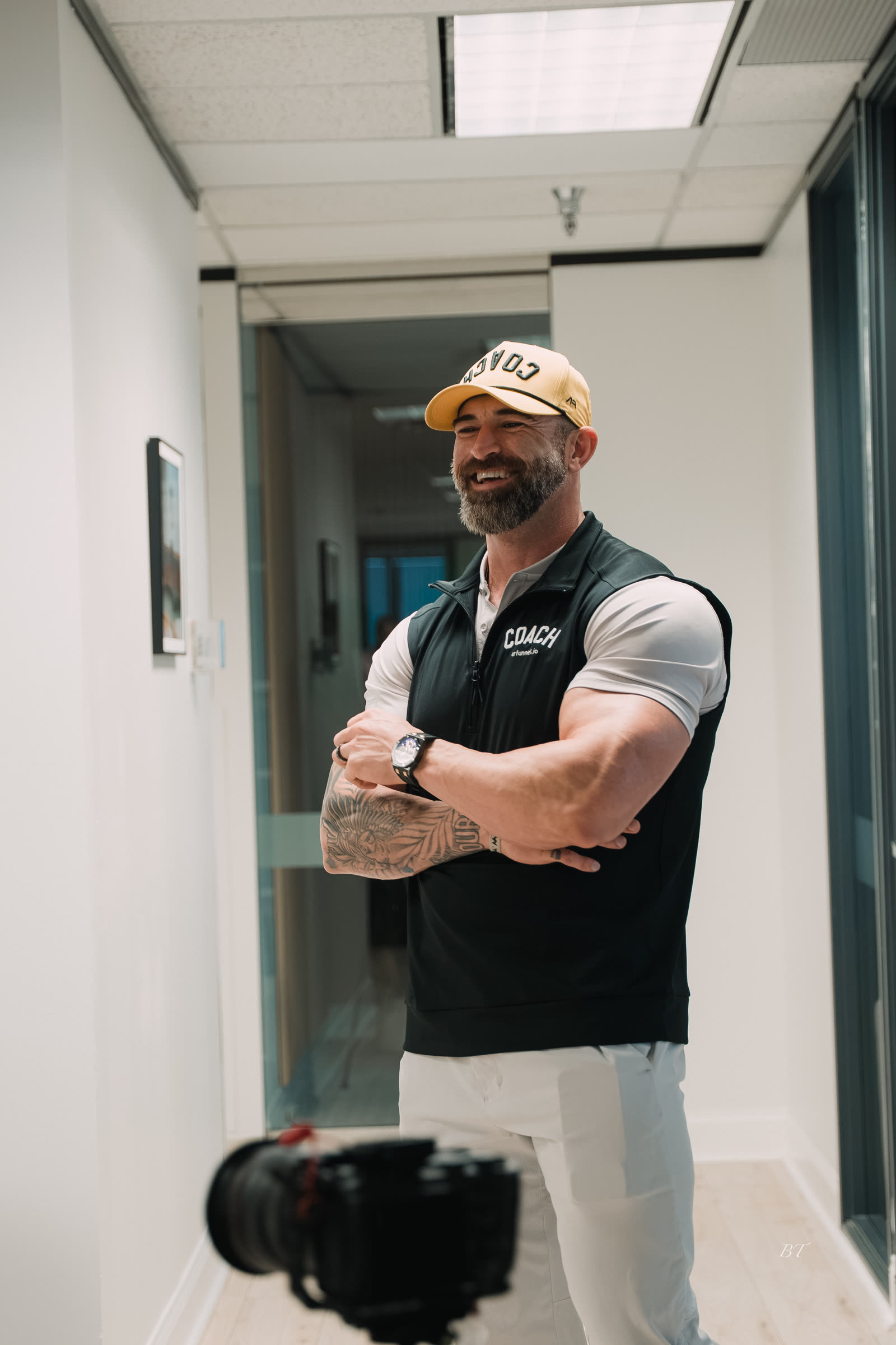Mike Crowson in his COACH cap at Lead Summit