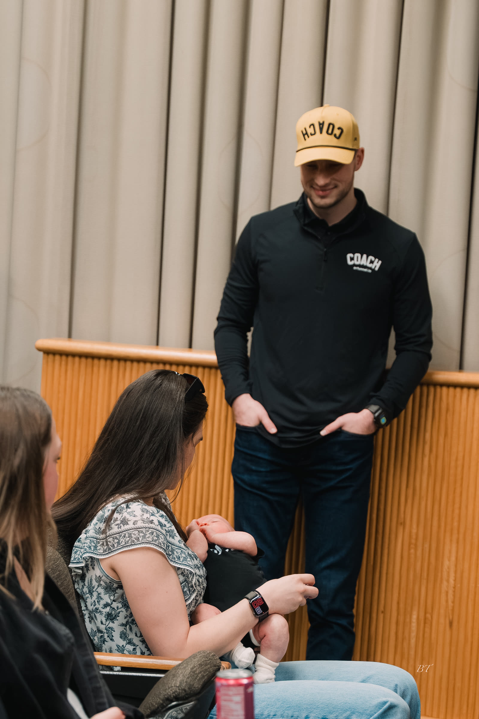 Bakker Shields in his COACH cap at Lead Summit