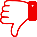 Thumbs down