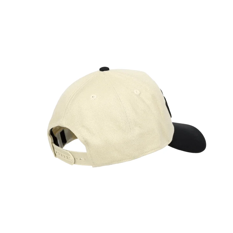 COACH Hat, Black and Cream, rear quarter