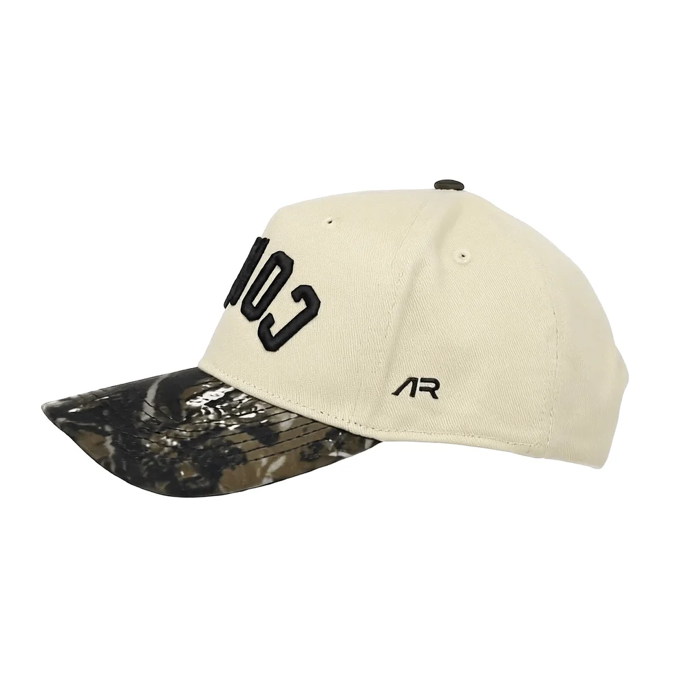 COACH Hat, Camo and Cream, side, ar mark