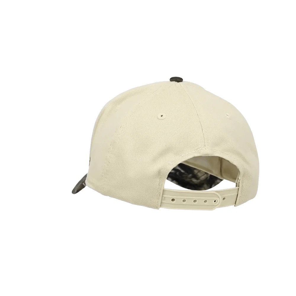 COACH Hat, Camo and Cream, rear, snapback strap