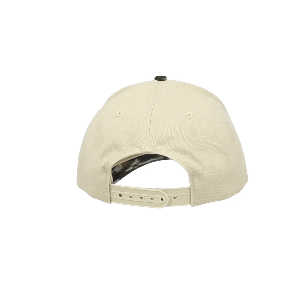 COACH Hat, Camo and Cream, rear, snapback strap
