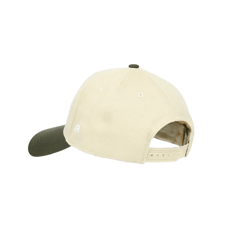 COACH Hat, Olive and Cream, rear quarter