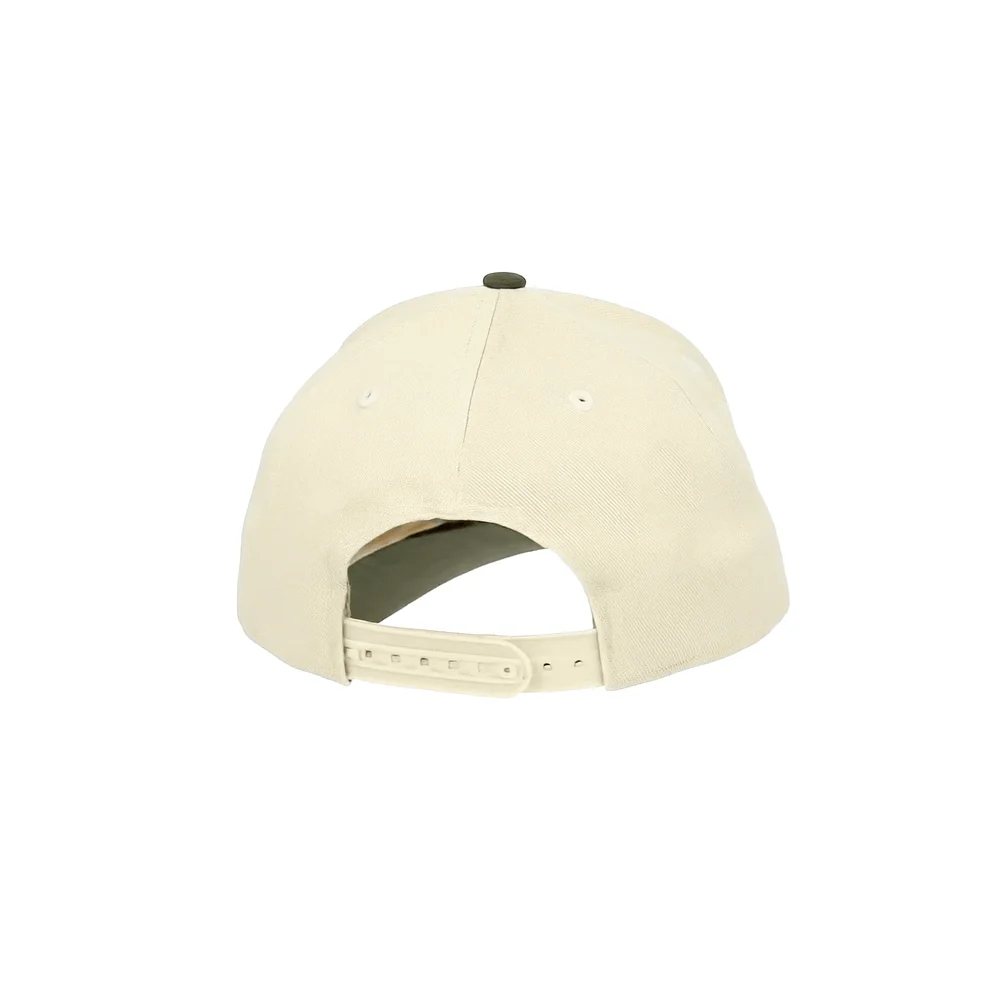 COACH Hat, Olive and Cream, rear, snapback strap