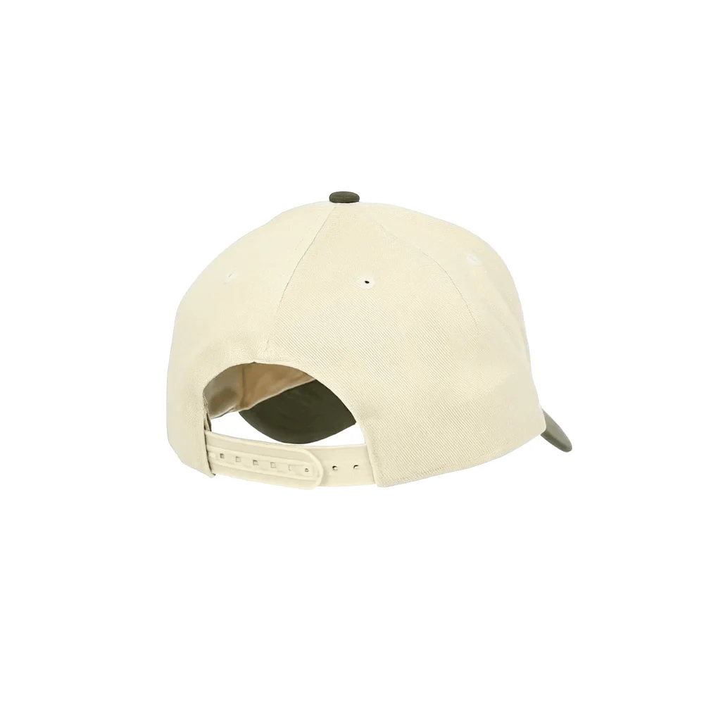 COACH Hat, Olive and Cream, rear quarter