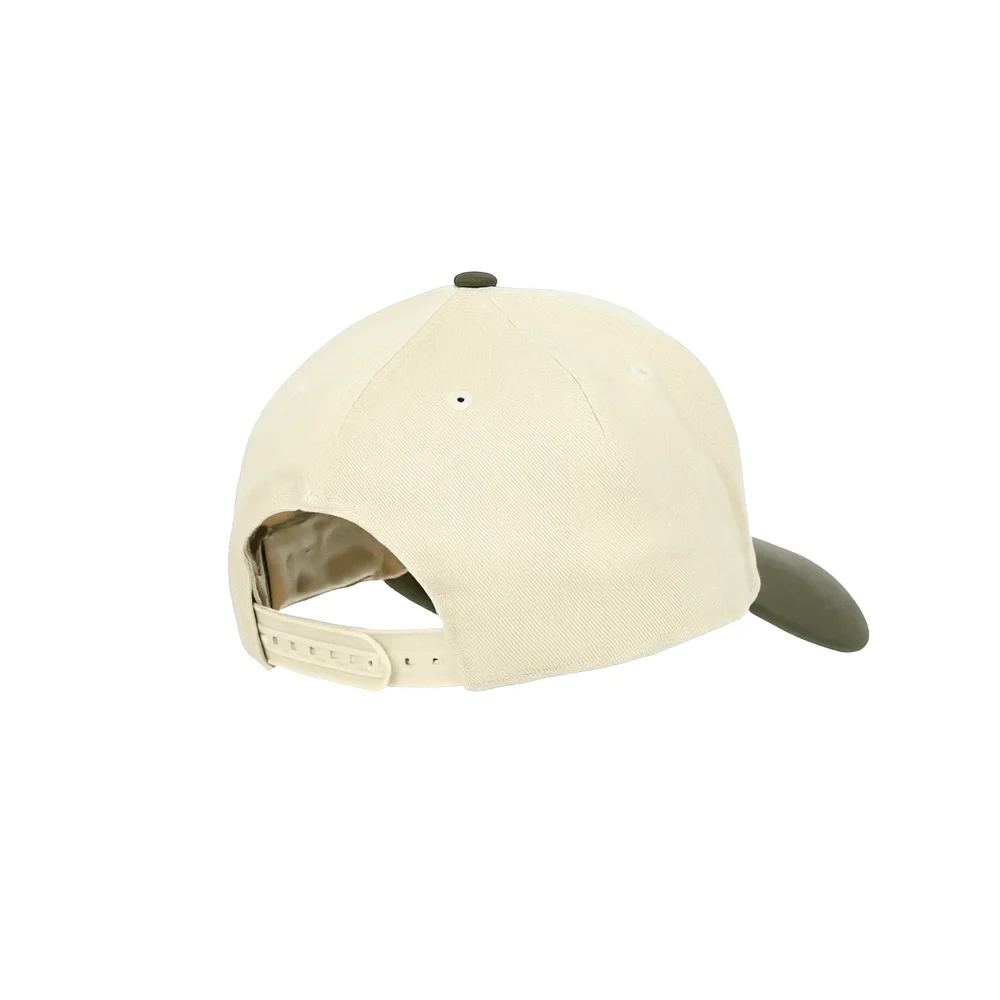 COACH Hat, Olive and Cream, rear quarter