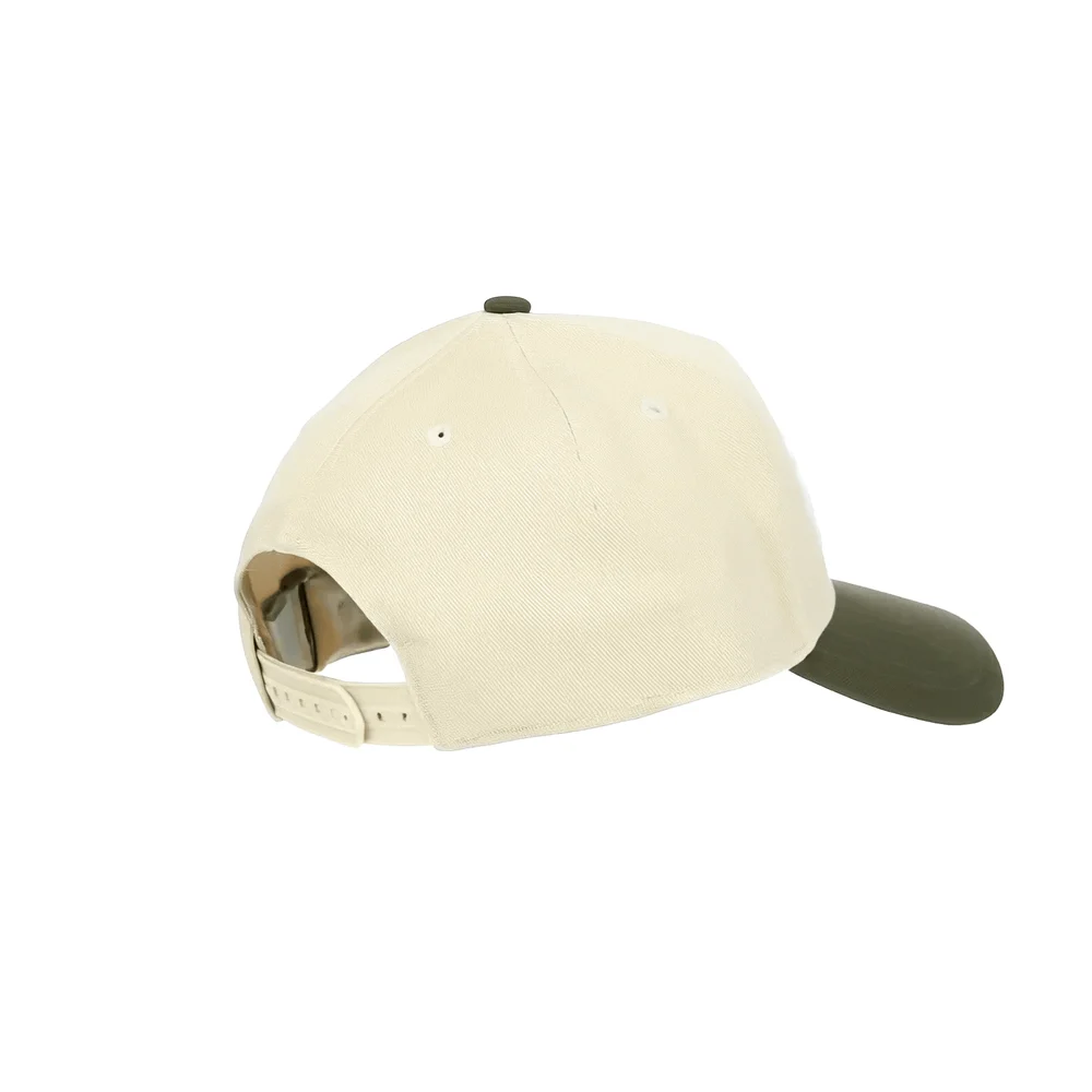COACH Hat, Olive and Cream, rear quarter