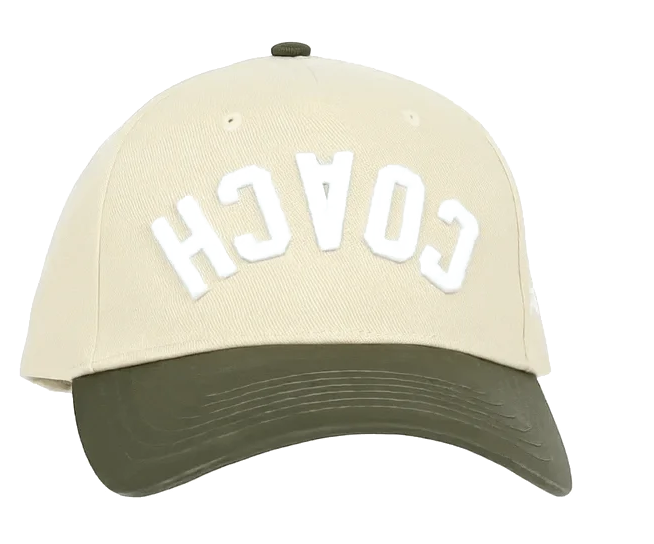 COACH hat, olive brim